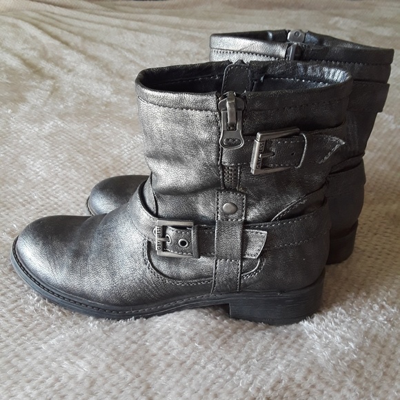 guess metallic boots